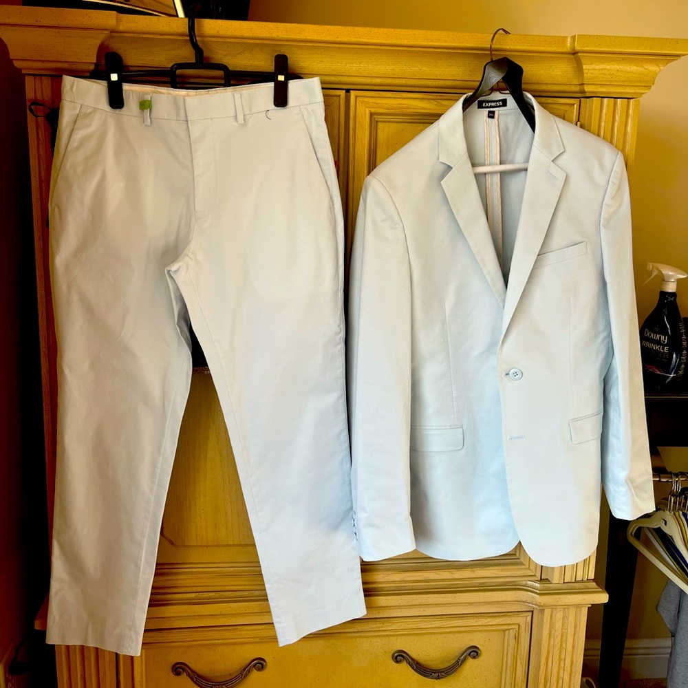 Express Light Blue Suit